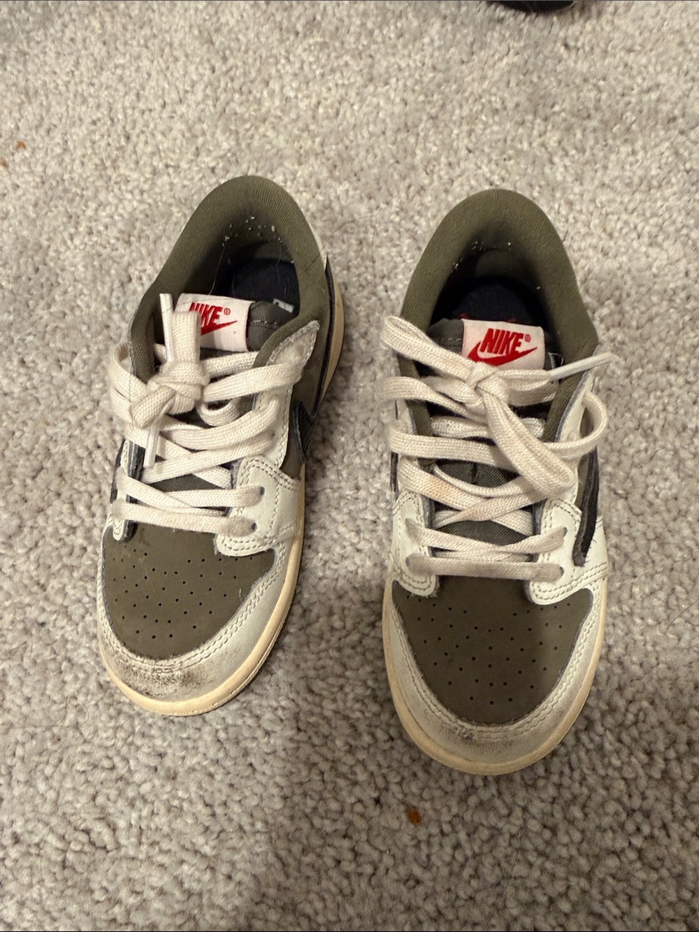 Travis Scott x Air Jordan 1 Retro Low OG SP TD 'Reverse Olive / Medium Olive'
